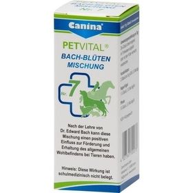 PETVITAL Bachblüten Nr. 7 vet, 10 G – PZN 10528618 из Германии