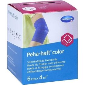 Peha-haft Color Fixierbinde latexfrei 6cmx4m blau, 1 ST – PZN 11124923 из Германии