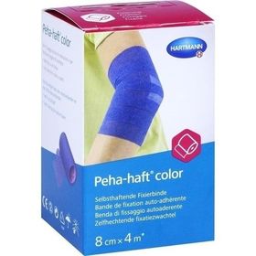Peha-haft Color Fixierbinde latexfrei 8cmx4m blau, 1 ST – PZN 11124946 из Германии