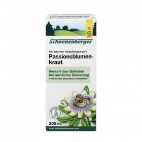 Passionsblumenkraut naturreiner Heilpflanzensaft, 200 ML – PZN 13896914 из Германии