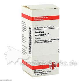 PASSIFLORA INCARNATA D12, 80 ST – PZN 1815 из Германии