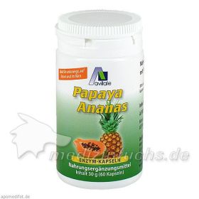 Papaya-Ananas-Enzym-Kapsel, 60 ST – PZN 2194161 из Германии
