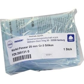 PESSAR WUERFEL SILIKON 25 GR 0, 1 ST – PZN 2691310 из Германии