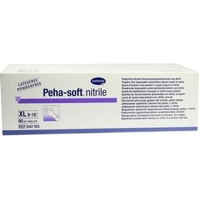 Peha-soft nitrile Untersuch.handsch. XL unst.pudfr, 90 ST – PZN 3538088 из Германии