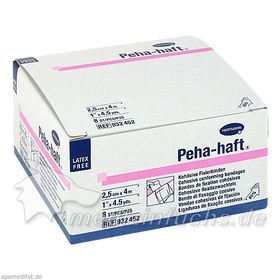 Peha-haft Latexfrei Fixierbinde 2.5cmx4m, 8 ST – PZN 3544893 из Германии