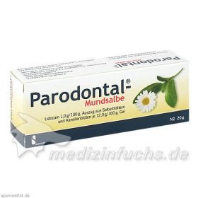 Parodontal Mundsalbe, 20 G – PZN 4384859 из Германии