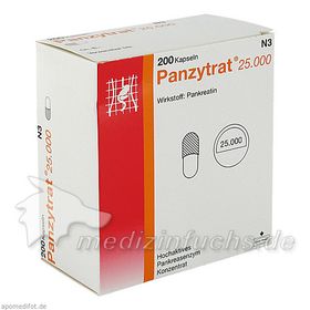 PANZYTRAT 25000, 200 ST – PZN 4893087 из Германии