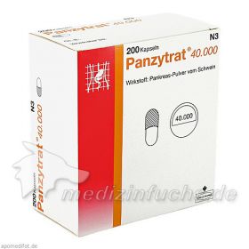 PANZYTRAT 40000, 200 ST – PZN 4893101 из Германии