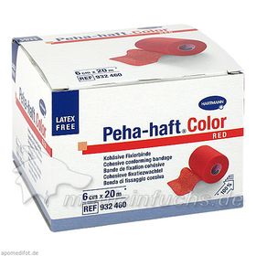 Peha-haft Color Fixierbinde latexfrei 6cmx20m rot, 1 ST – PZN 8886492 из Германии