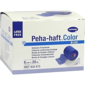 Peha-haft Color Fixierbinde latexfrei 6cmx20m blau, 1 ST – PZN 8886523 из Германии