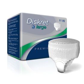 PARAM DISKRET PREMIUM Large, 8 ST – PZN 9425103 из Германии