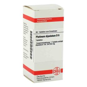 Platinum Dijodatum D 6 Tabletten (80 stk) – PZN 1844 из Германии