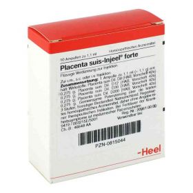 Placenta Suis Injeel forte Ampullen (10 stk) – PZN 815044 из Германии