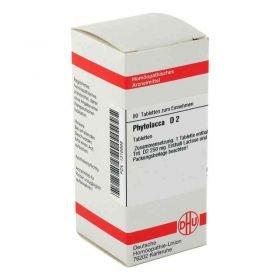 Phytolacca D 2 Tabletten (80 stk) – PZN 1316998 из Германии