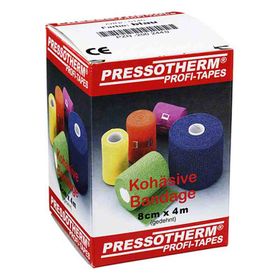 Pressotherm Kohäsive Bandage 8cmx4m blau (1 stk) – PZN 2002440 из Германии