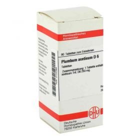 Plumbum Aceticum D 6 Tabletten (80 stk) – PZN 2122368 из Германии