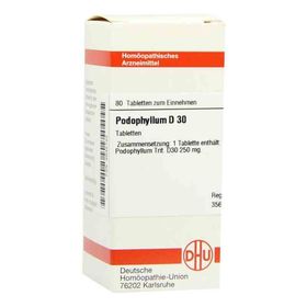 Podophyllum D 30 Tabletten (80 stk) – PZN 2635122 из Германии