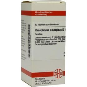 Phosphorus Amorph. D 12 Tabletten (80 stk) – PZN 2803298 из Германии