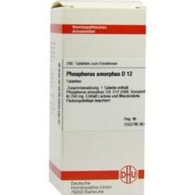Phosphorus Amorph. D 12 Tabletten (200 stk) – PZN 2929119 из Германии