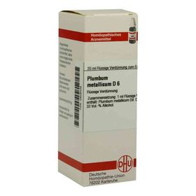Plumbum Met. D 6 Dilution (20 ml) – PZN 2929438 из Германии