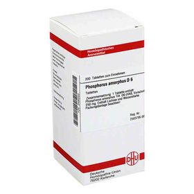 Phosphorus Amorph. D 6 Tabletten (200 stk) – PZN 3490223 из Германии