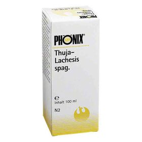 Phönix Thuja lachesis spag. Tropfen (100 ml) – PZN 4223895 из Германии
