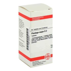 Plantago Major D 2 Tabletten (80 stk) – PZN 4232233 из Германии