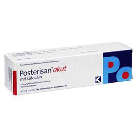 Posterisan akut 50mg/g mit Analdehner (25 g) – PZN 4957887 из Германии