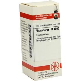Phosphorus D 1000 Globuli (10 g) – PZN 7177049 из Германии