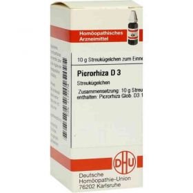 Picrorhiza D 3 Globuli (10 g) – PZN 7177279 из Германии