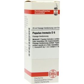 Populus Tremula D 6 Dilution (20 ml) – PZN 7177919 из Германии