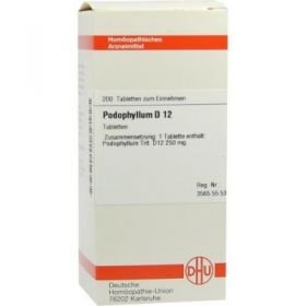 Podophyllum D 12 Tabletten (200 stk) – PZN 7596740 из Германии