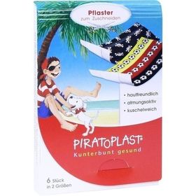 PIRATOPLAST Jungen Pflasterzuschnitt 2 Größen, 6 ST – PZN 10170051 из Германии