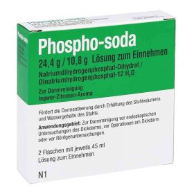 Phospho-soda 24,4 g/10,8 g Lösung zum Einnehmen (2X45 ml) – PZN 11288139 из Германии