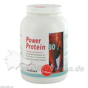 POWER PROTEIN 80 ERDBEER, 900 G – PZN 1498462 из Германии