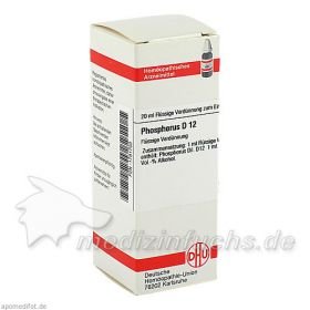 PHOSPHORUS D12, 20 ML – PZN 1613816 из Германии