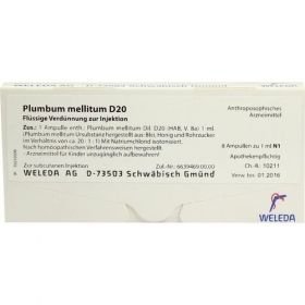 PLUMBUM MELLITUM D20, 8X1 ML – PZN 1625104 из Германии