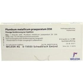 PLUMBUM MET PRAEP D30, 8X1 ML – PZN 1625191 из Германии