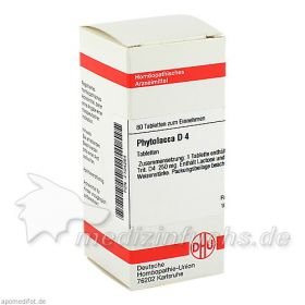 PHYTOLACCA D 4, 80 ST – PZN 2104264 из Германии