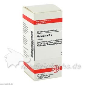 PHYTOLACCA D 6, 80 ST – PZN 2104270 из Германии