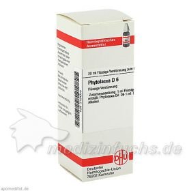 PHYTOLACCA D 6, 20 ML – PZN 2104330 из Германии
