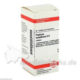 PLATINUM MET D 6, 80 ST – PZN 2124114 из Германии