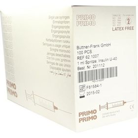 PRIMO INSUPAK 40IE, 100X1 ML – PZN 2143005 из Германии