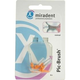 Pic-Brush Ersatzbürsten konisch orange, 6 ST – PZN 2172455 из Германии