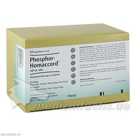 PHOSPHOR HOMACCORD ad us.vet.Ampullen, 50 ST – PZN 2585105 из Германии