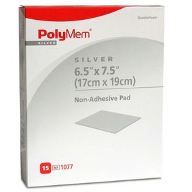 PolyMem Silber Wund Pad 17x19cm, 15 ST – PZN 2671655 из Германии
