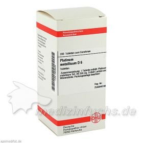 PLATINUM MET D 6, 200 ST – PZN 2929409 из Германии