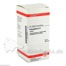 PODOPHYLLUM D 4, 200 ST – PZN 2929591 из Германии