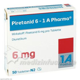 Piretanid 6 - 1A Pharma, 50 ST – PZN 3088024 из Германии