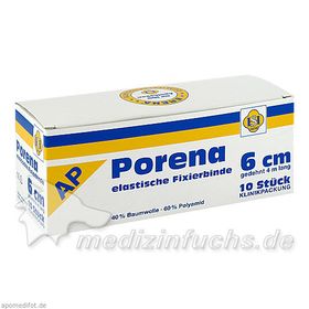 PORENA ELAST MULLBINDE 6CM, 10 ST – PZN 3289610 из Германии